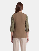 Chaleco frac con broche Marenna