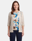 VI79891 - Twin fix red top estampada complementos twin Fix