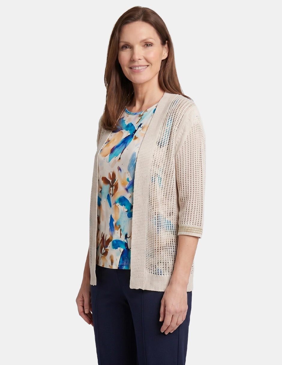 VI79891 - Twin fix red top estampada complementos twin Fix