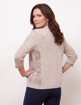 Twin fix cuello redondo estampado complementos