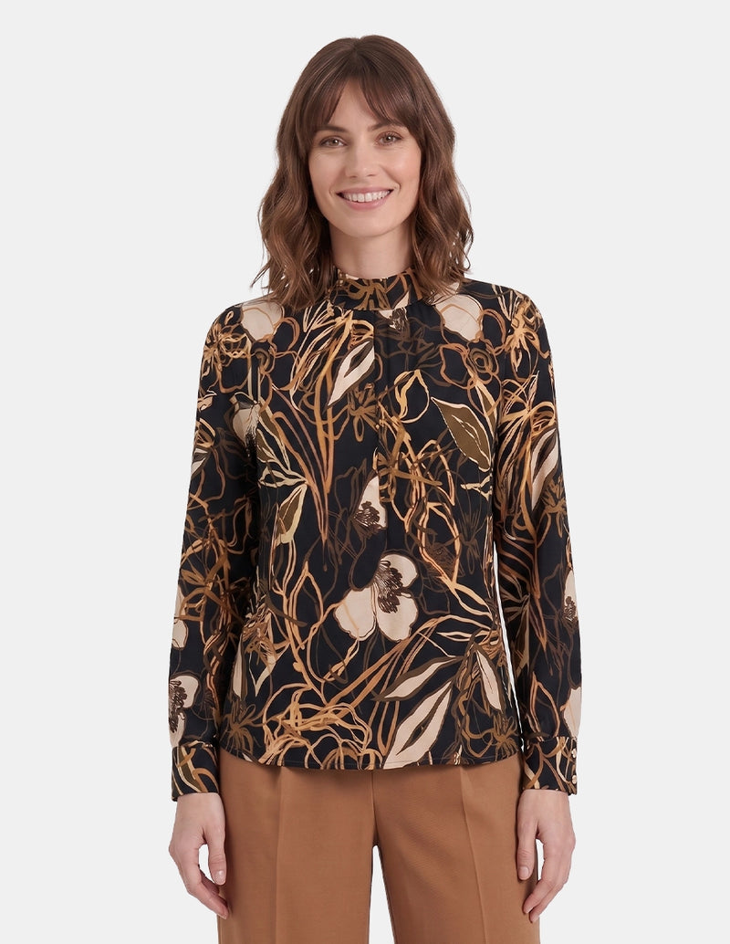 Blusa cuello alto Collin