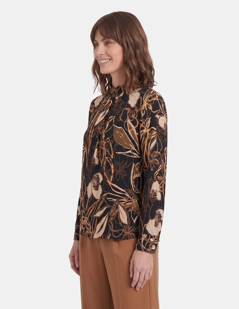 Blusa cuello alto Collin