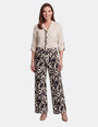 Pantalón con estampado de flores Celyn