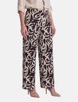 Pantalón con estampado de flores Celyn
