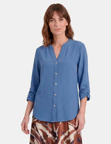 Blusa cuello mao manga corta Seren