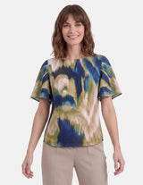 VL79502 - Blusa estampada manga mariposa Idris