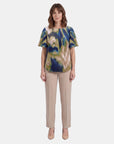 VL79502 - Blusa estampada manga mariposa Idris