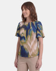 VL79502 - Blusa estampada manga mariposa Idris