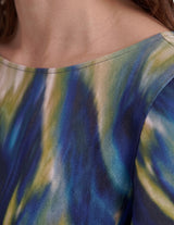 Blusa estampada manga mariposa Idris