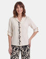 Blusa estampada abierta Celyn - Blusa - Vitos