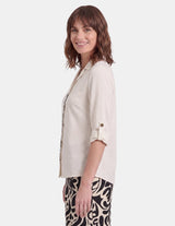 Blusa estampada abierta Celyn - Blusa - Vitos