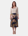 VL79722 - Falda estampada plisada Idris