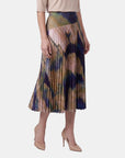 VL79722 - Falda estampada plisada Idris