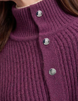 Capa cuello alto con  botones Liam