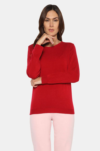 Suéter escote redondo manga larga - C0003
