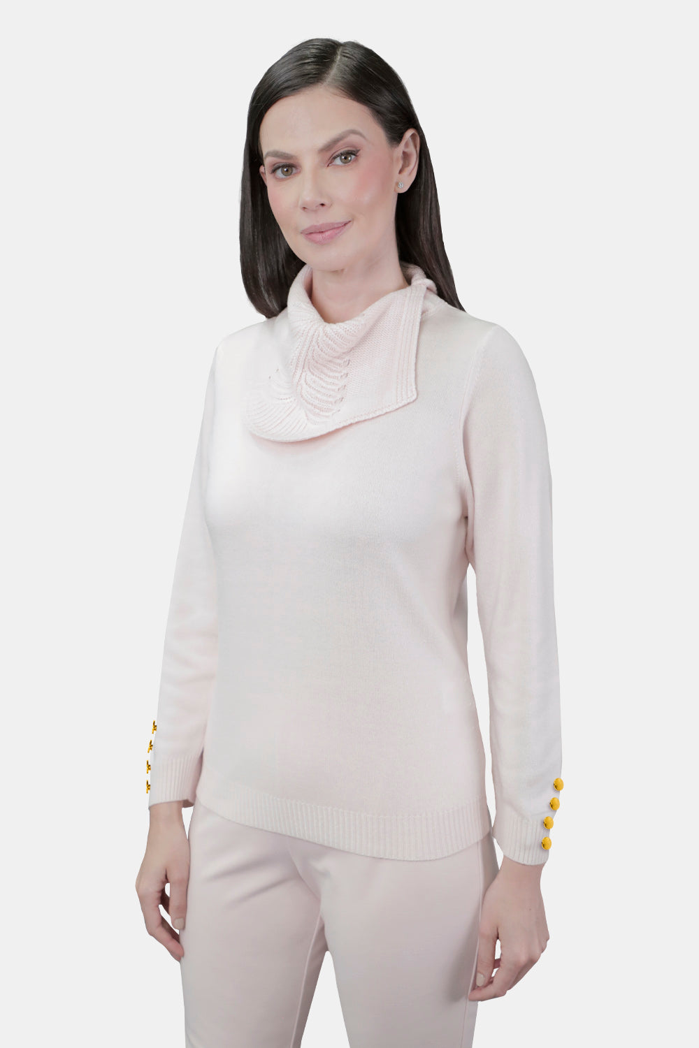 Suéter cuello trenzas - C5011